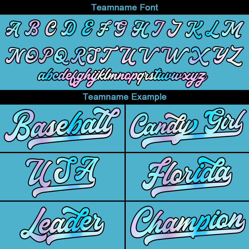 Camiseta de béisbol azul claro personalizada con diseño bordado Camisetas de béisbol de hip hop personalizadas