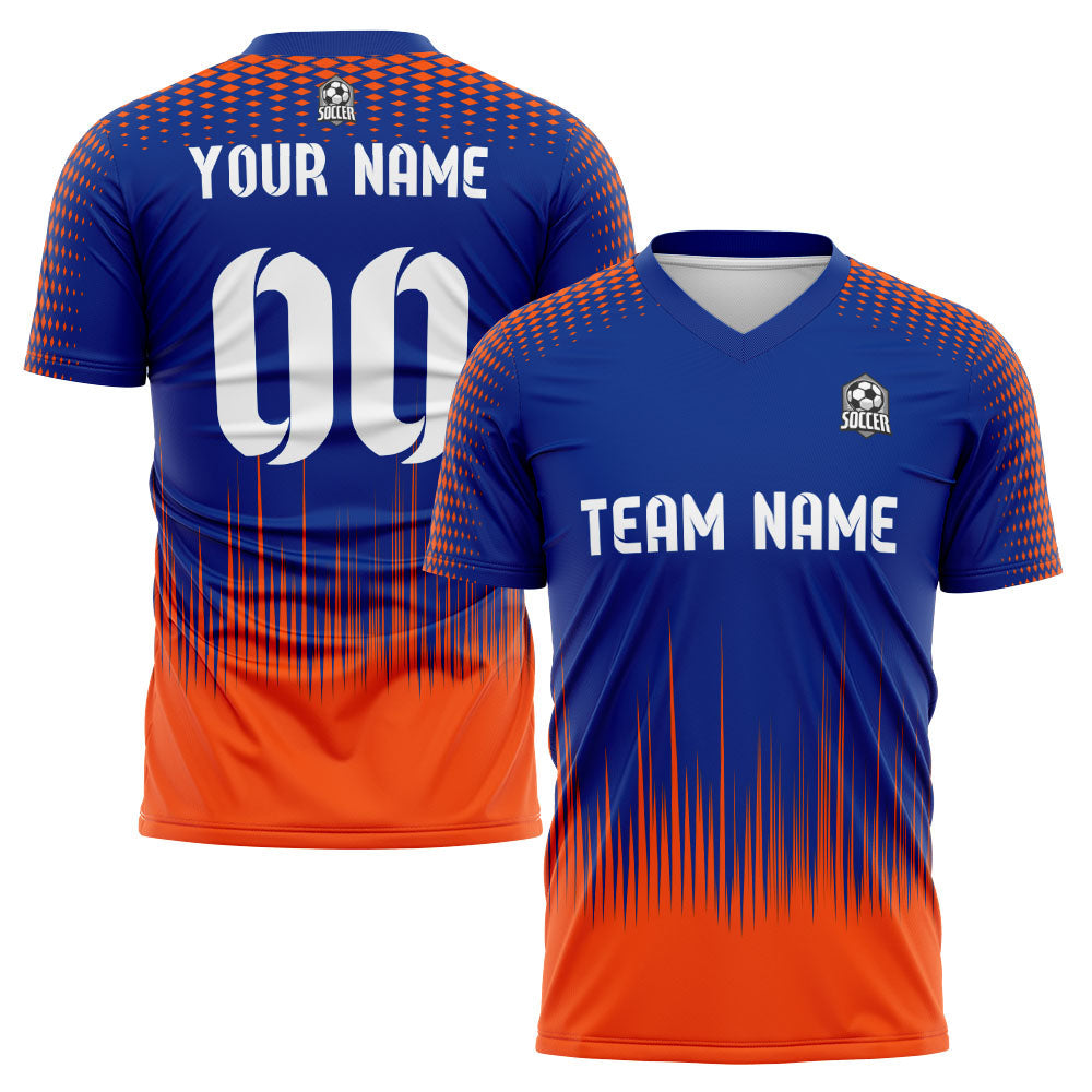 custom soccer uniform jersey kids adults personalized set jersey shirt blue
