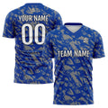 Conjunto personalizado de camiseta de uniforme gris real para niños y adultos