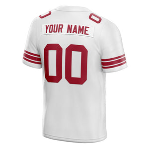 custom authentic football jersey white-powder blue-navy mesh