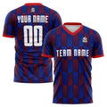 custom soccer uniform jersey kids adults personalized set jersey shirt blue-red
