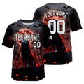 Uniformes de béisbol personalizados Blood Moon Wolf de alta calidad para adultos y niños & optimizados para el rendimiento