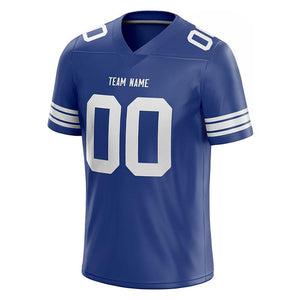 custom authentic football jersey gray-navy mesh