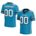 customized  authentic football jersey panther blue white-black mesh