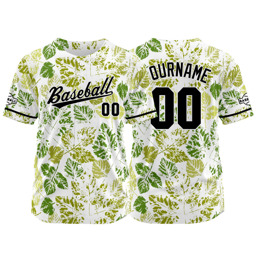 Dise?o personalizado de camiseta de béisbol con estampado completo en color chartreuse