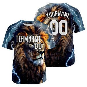 Uniformes de béisbol Lightning Lion personalizados de alta calidad para adultos y niños & optimizados para el rendimiento