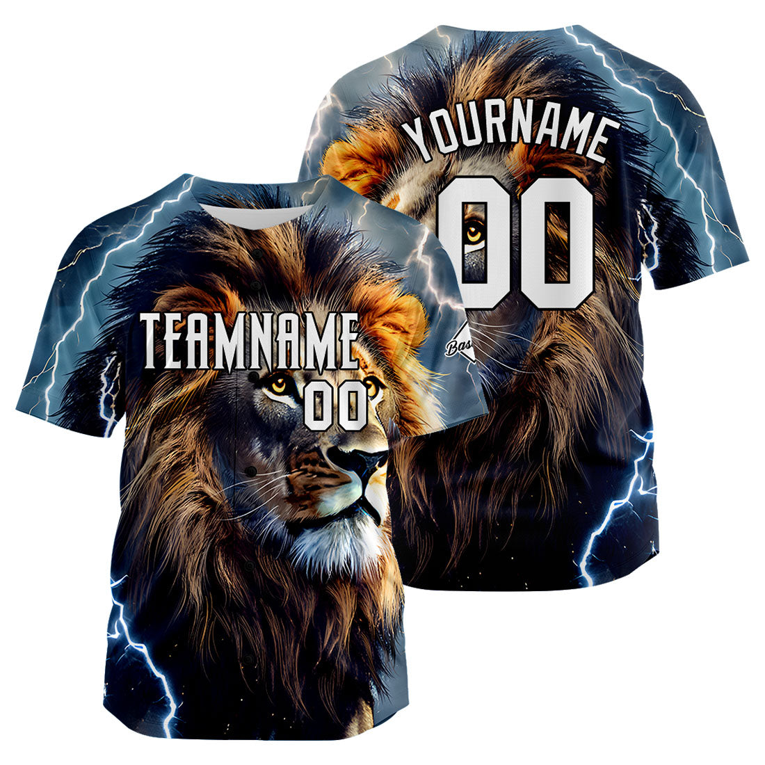 Uniformes de béisbol Lightning Lion personalizados de alta calidad para adultos y niños & optimizados para el rendimiento