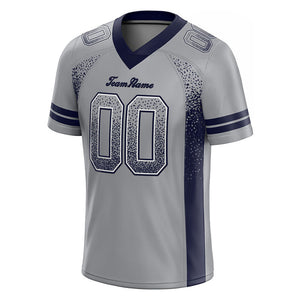team custom authentic drift fashion football jersey white-royal mesh