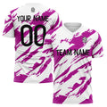 custom soccer uniform jersey kids adults personalized set jersey shirt pink