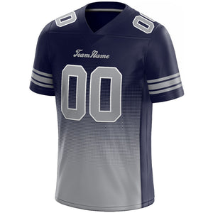custom authentic gradient fashion football jersey white-royal-black