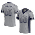 team custom authentic drift fashion football jersey gray-navy mesh