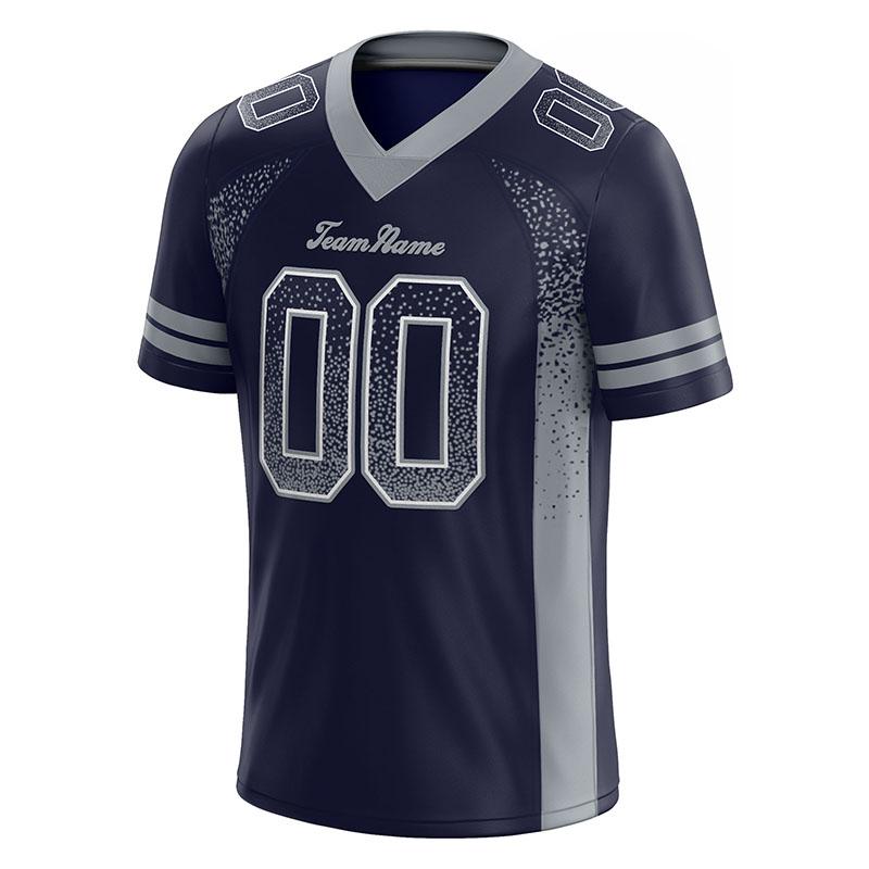 team custom authentic drift fashion football jersey white-orange mesh