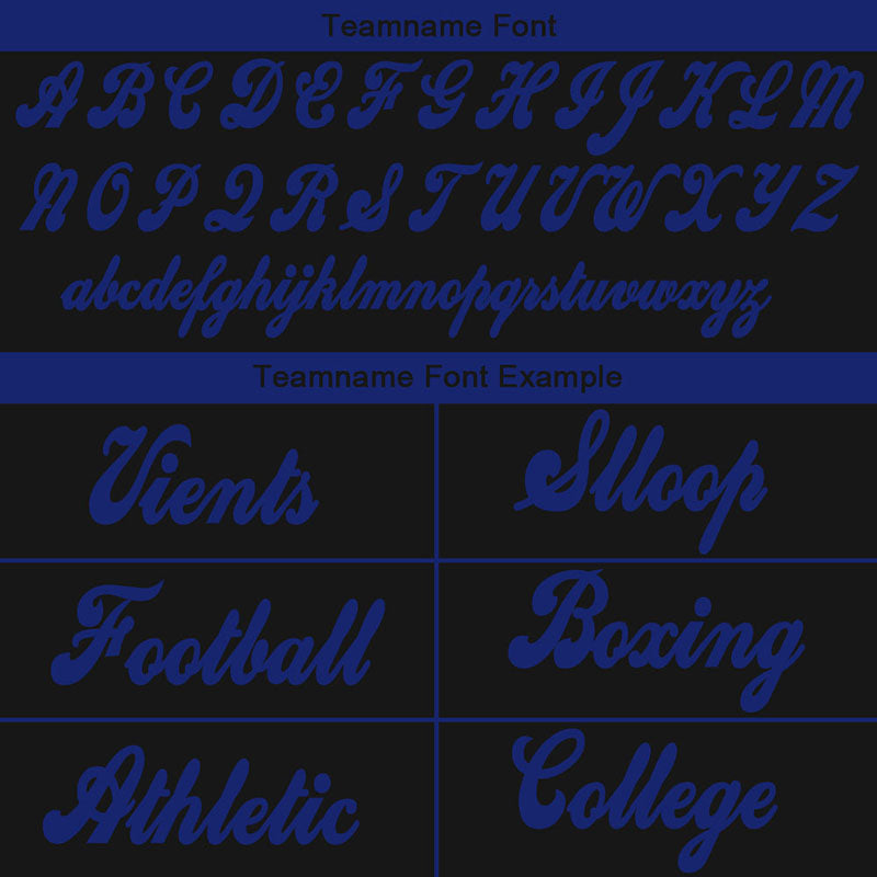 customized authentic tie dye football jersey black-royal mesh