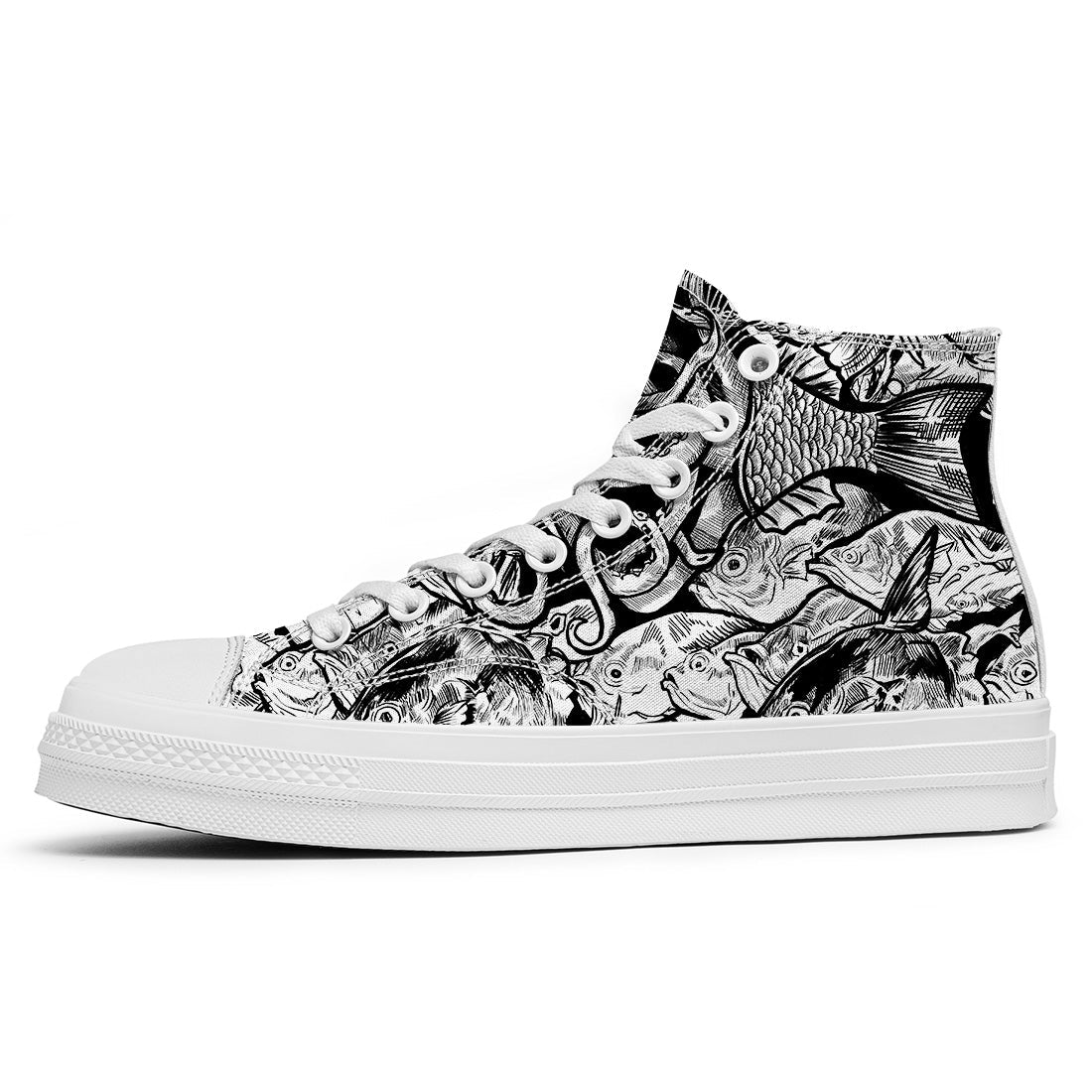 Realza tu estilo con zapatillas de lona de media caña para hombre y mujer