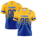 Camisetas de fútbol personalizadas con degradado-nombre-número y logotipo para adultos-niños y equipos