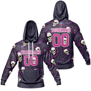 Sudadera con capucha degradada personalizada para hombre-mujer-niña o niño Imprime tu logotipo-nombre y número