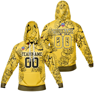 Sudadera con capucha degradada personalizada para hombre-mujer-niña o niño Imprime tu logotipo-nombre y número