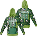 Sudadera con capucha degradada personalizada para hombre-mujer-niña o niño Imprime tu logotipo-nombre y número