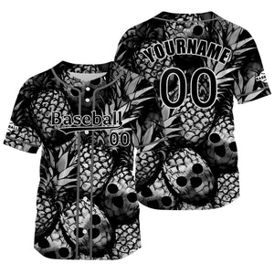 Camiseta de béisbol gris personalizada con nombre número y logotipo personalizados