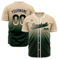Camisetas de béisbol personalizadas con degradado nombre número y logotipo