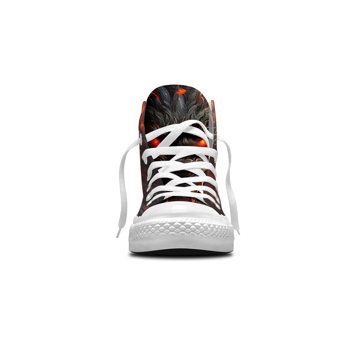 Eleva tu estilo con estas zapatillas de lona de media caña inspiradas en dragones: una declaración de moda unisex