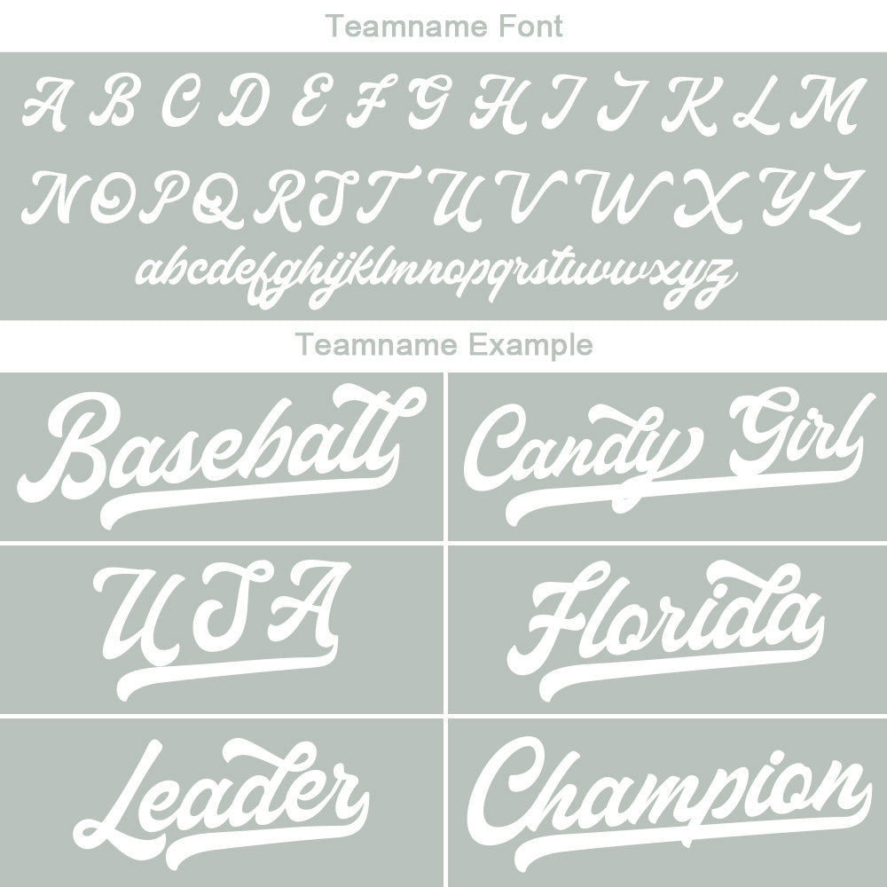 Camiseta de béisbol personalizada con diseño bordado & estilo hip hop & color gris y blanco