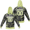 Sudadera con capucha degradada personalizada para hombre-mujer-niña o niño Imprime tu logotipo-nombre y número