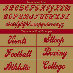 custom authentic gradient fashion football jersey gold-red