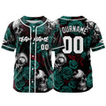 Camiseta de béisbol personalizada para hombres mujeres ni?os y jóvenes con bordados e impresión en color verde