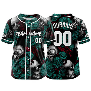 Camiseta de béisbol personalizada para hombres mujeres ni?os y jóvenes con bordados e impresión en color verde