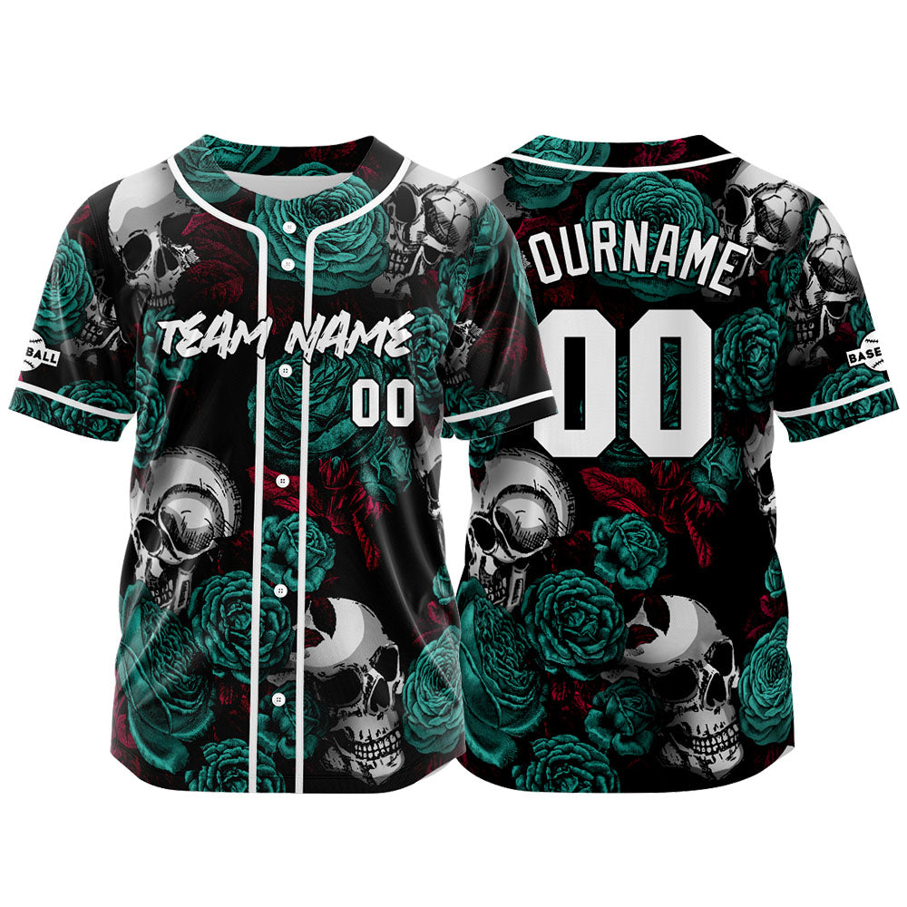 Camiseta de béisbol personalizada para hombres mujeres ni?os y jóvenes con bordados e impresión en color verde