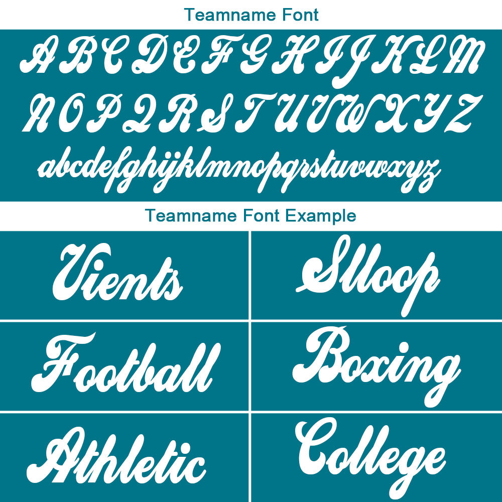 custom authentic drift fashion football jersey teal-black