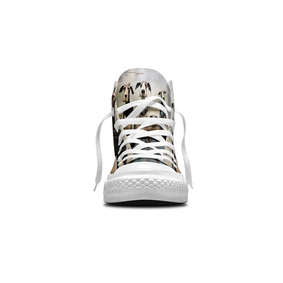 Resalta tu estilo con las zapatillas de lona de media caña para hombre y mujer Dog