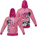 Sudadera con capucha degradada personalizada para hombre-mujer-niña o niño Imprime tu logotipo-nombre y número