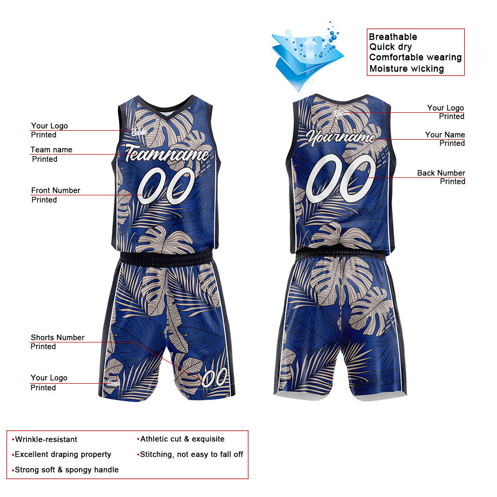 Uniforme de baloncesto personalizado con estampado de tu logotipo-nombre y número