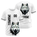 Uniformes de béisbol personalizados Wolf-White de alta calidad para niños y adultos & optimizados para el rendimiento