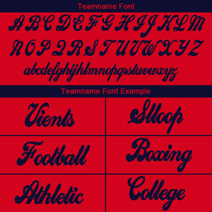 custom authentic drift fashion football jersey red-navy mesh