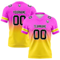 Camisetas de fútbol personalizadas con degradado-nombre-número y logotipo para adultos-niños y equipos
