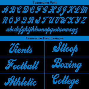 custom authentic drift fashion football jersey light blue-black mesh