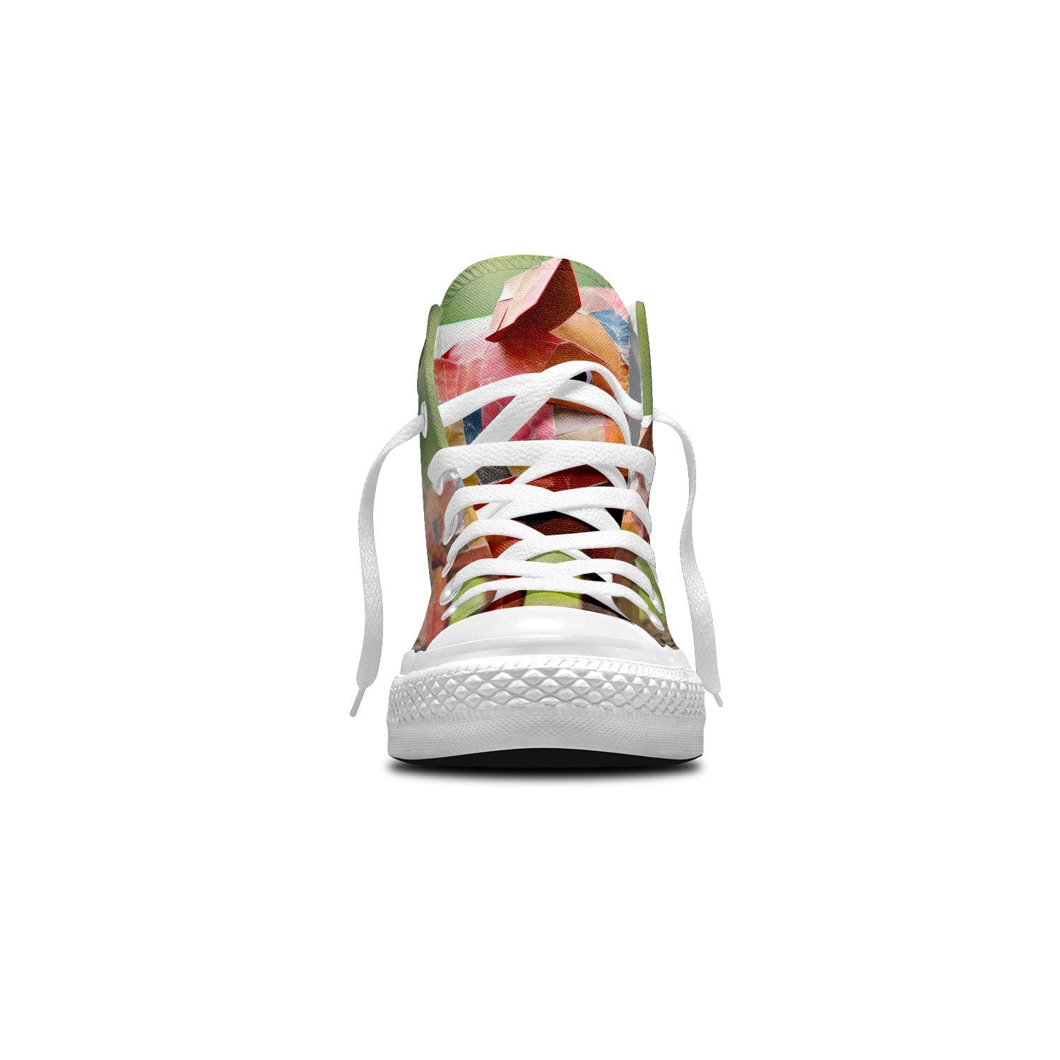 Abstract Oinks: Sumérgete en un mundo de arte con zapatillas de lona de media caña para hombre y mujer con estampados de cerdos que transforman cada paso en una expresión abstracta de belleza porcina