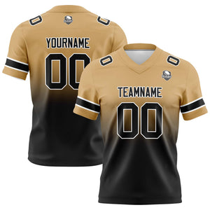 Camisetas de fútbol personalizadas con degradado-nombre-número y logotipo para adultos-niños y equipos