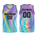 Uniforme de baloncesto Aurora personalizado con tu logotipo-nombre y número impresos