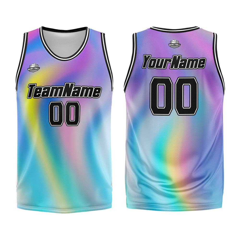 Uniforme de baloncesto Aurora personalizado con tu logotipo-nombre y número impresos