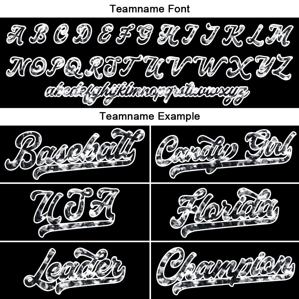 Camisetas de béisbol negras personalizadas con diseño bordado y estilo hip hop