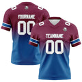 Camisetas de fútbol personalizadas con degradado-nombre-número y logotipo para adultos-niños y equipos