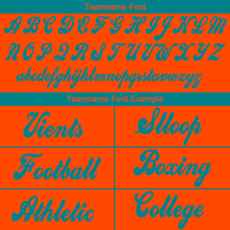 custom authentic drift fashion football jersey orange-aqua mesh