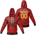 Sudadera con capucha degradada personalizada para hombre-mujer-niña o niño Imprime tu logotipo-nombre y número