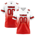 Camisetas de fútbol personalizadas con degradado-nombre-número y logotipo para adultos-niños y equipos
