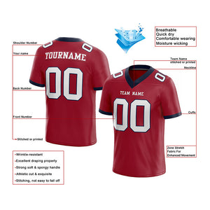 customized authentic football jersey white purple-black  mesh