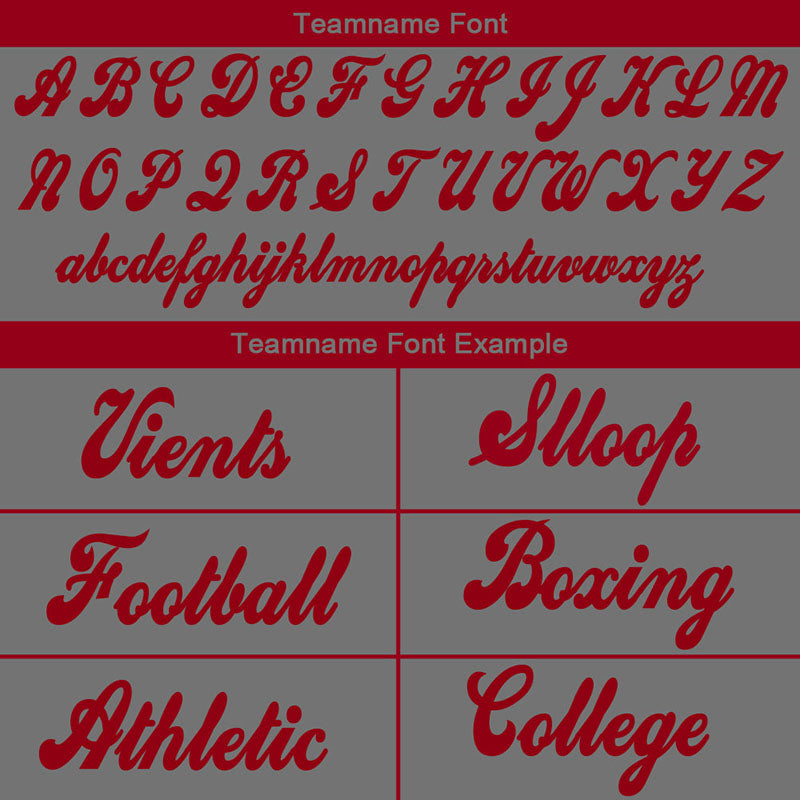 custom authentic drift fashion football jersey gray-red mesh